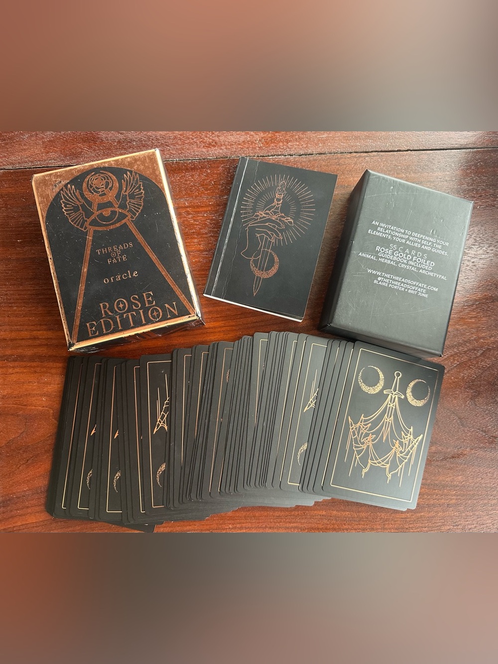 Threads of Fate Rose Edition Oracle Cards out of stock online